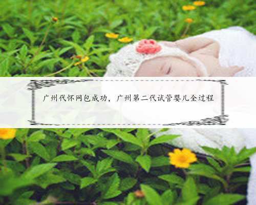 广州代怀网包成功，广州第二代试管婴儿全过程